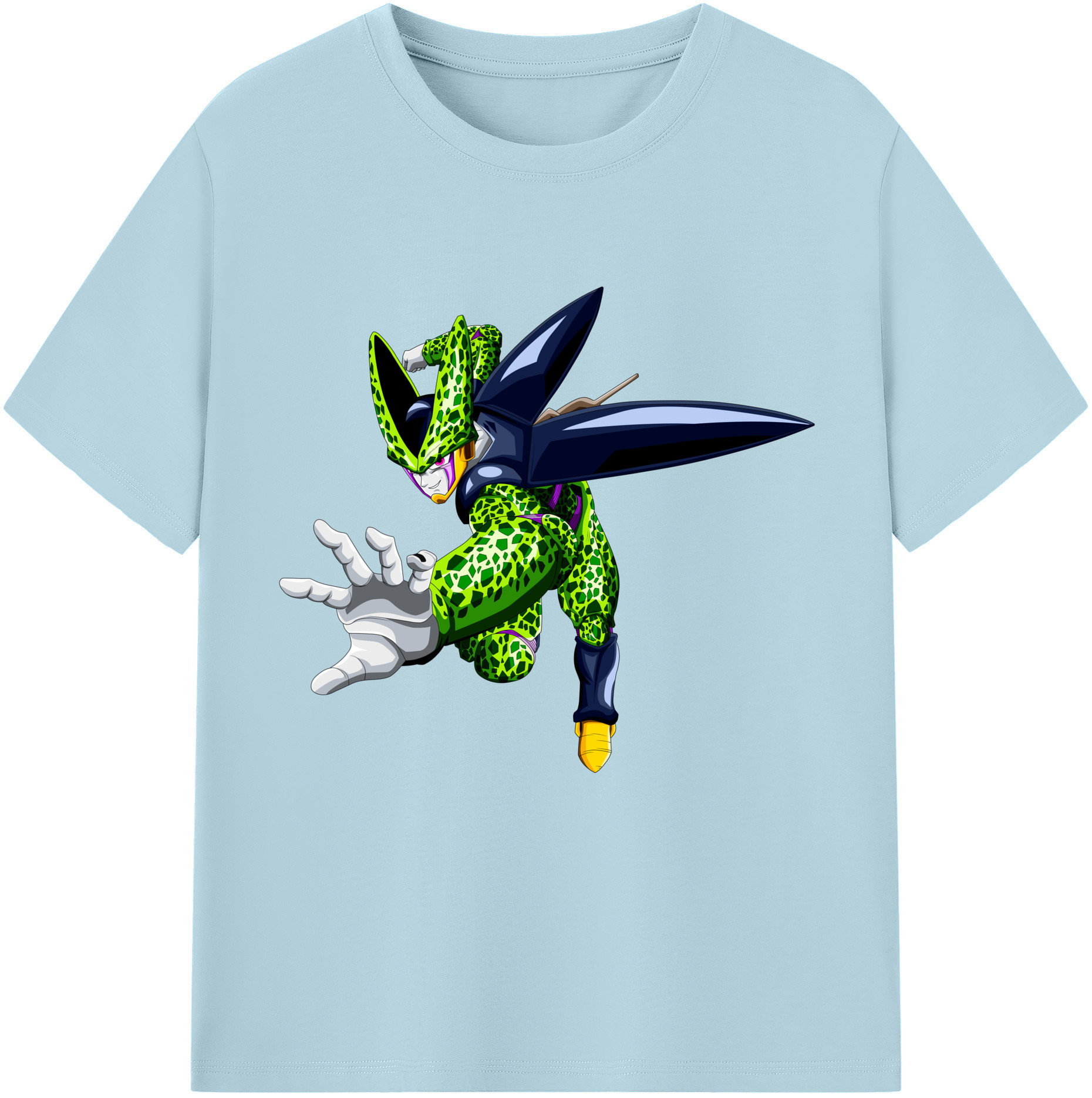 （画像用） ドラゴンボール セル DRAGON BALL Cell 綿100％半袖Tシャツ（フロントプリント）